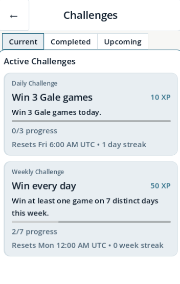 Challenges (Light)